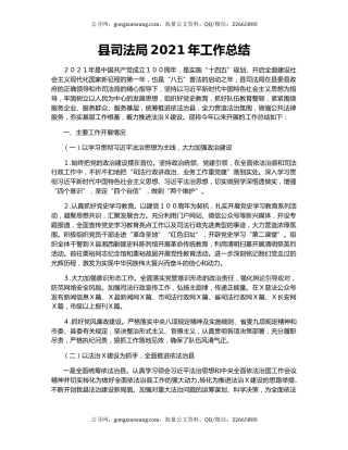 县司法局2021年工作总结.docx