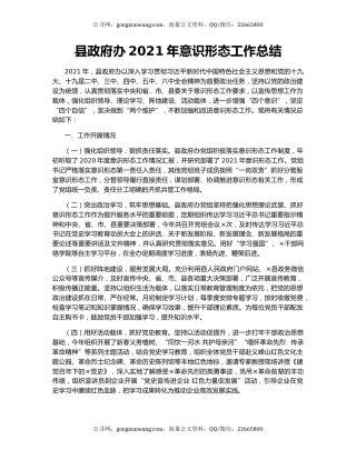 县政府办2021年意识形态工作总结（2）.docx