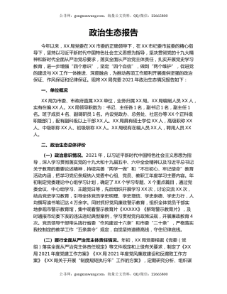 政治生态报告.docx