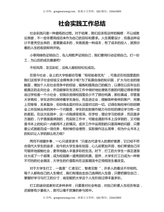 社会实践工作总结.docx
