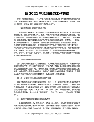 镇2021年意识形态工作总结.docx