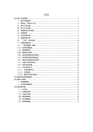 办公室23项日常工作流程图，附风险防控要点