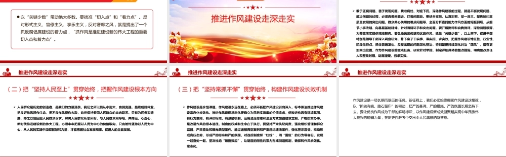 “七一”党课PPT：深化作风建设，为高质量发展提供坚强的纪律作风保障