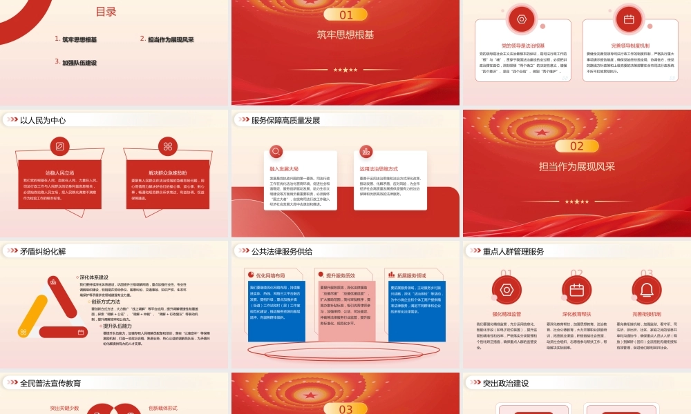 党课PPT：司法局长在全局党员干部专题党课上的讲话提纲