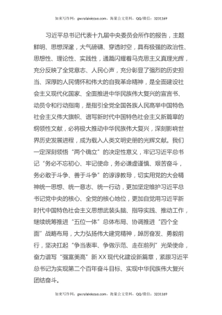 二十大报告心得体会