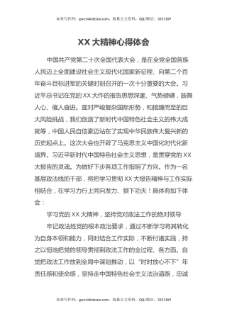 政法委员二十大精神心得体会（盛会）