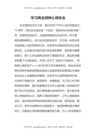 学习两会精神心得体会（3）