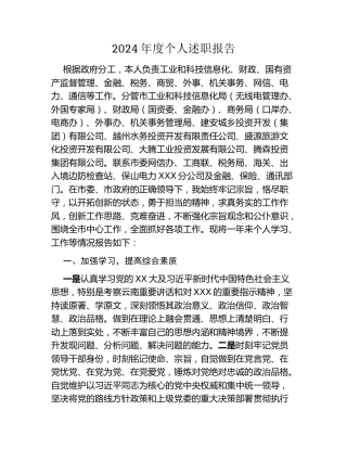 2024年度个人述职报告 (5)