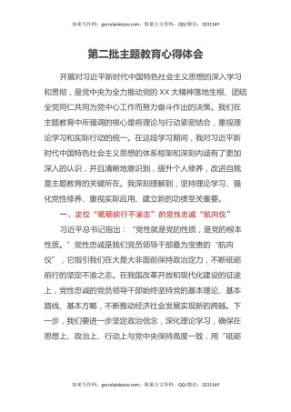 第二批主题教育心得体会 (15)