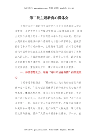 第二批主题教育心得体会 (6)