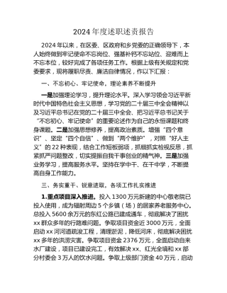 2024年度述职述责报告 (4)
