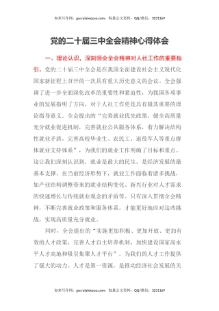 党的二十届三中全会精神心得体会 (3)