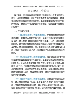 意识形态工作总结（2）