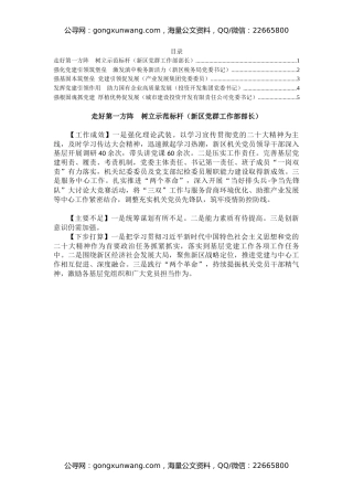 新区2022年度党委书记抓基层党建工作述职报告汇编（5篇）