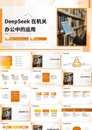 PPT：DeepSeek在机关办公中的运用