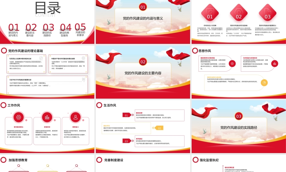 ppt：加强党的作风建设论述摘编培训