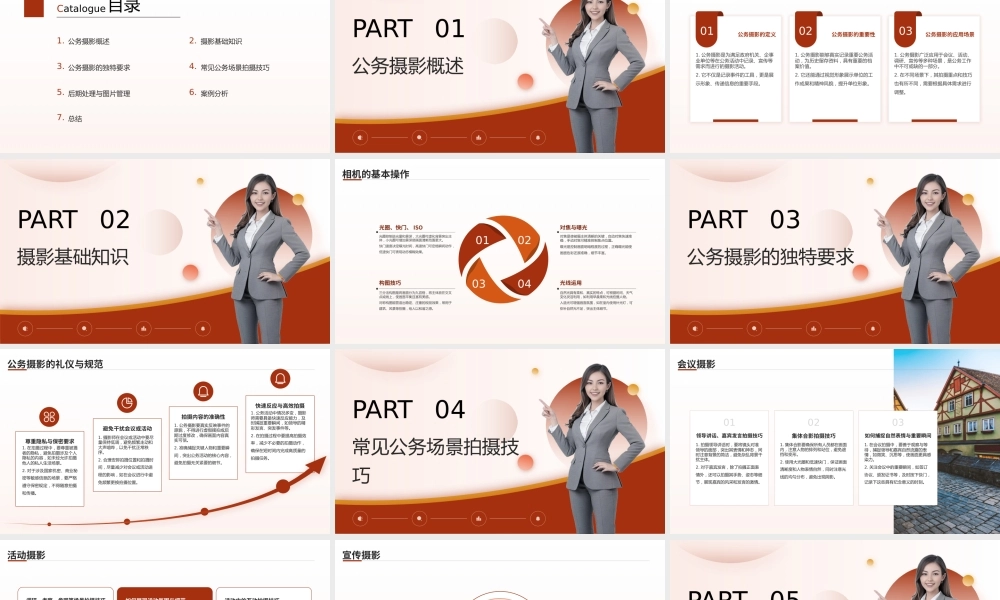 公务摄影培训课件