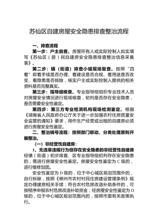 房屋安全隐患排查整治流程（2篇）