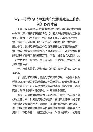妇联干部学习2025年《中国共产党思想政治工作条例》心得体会