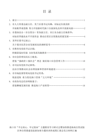 经验交流系列第198期（8篇）海口市赴新加坡专家培训班学习成果汇报会发言材料汇编