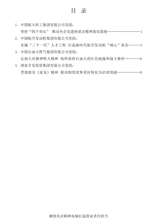 经验交流系列第715期（4篇）贯彻落实中央企业党的建设工作座谈会精神专题推进会交流发言材料汇编