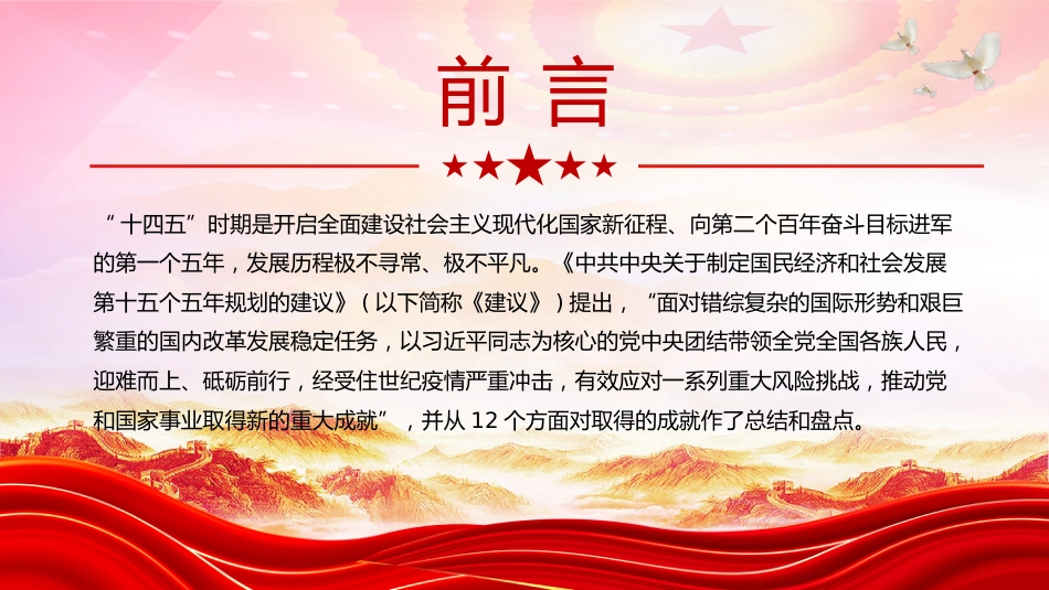 如何认识十四五时期我国发展取得重大成就ppt《建议》学习辅导百问系列课件_第2页