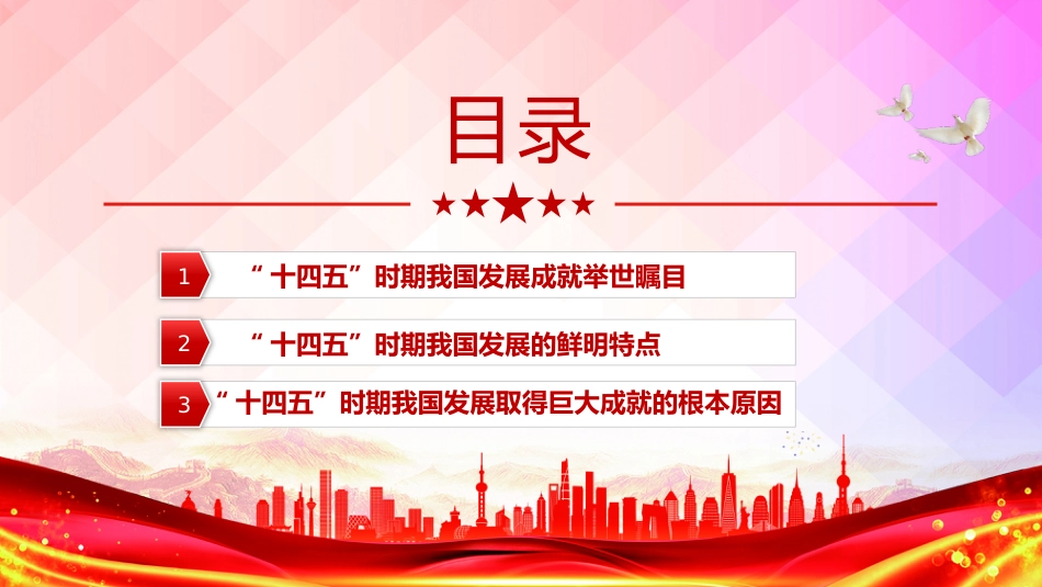 党课PPT课件：“十四五”时期我国发展取得重大成就_第3页