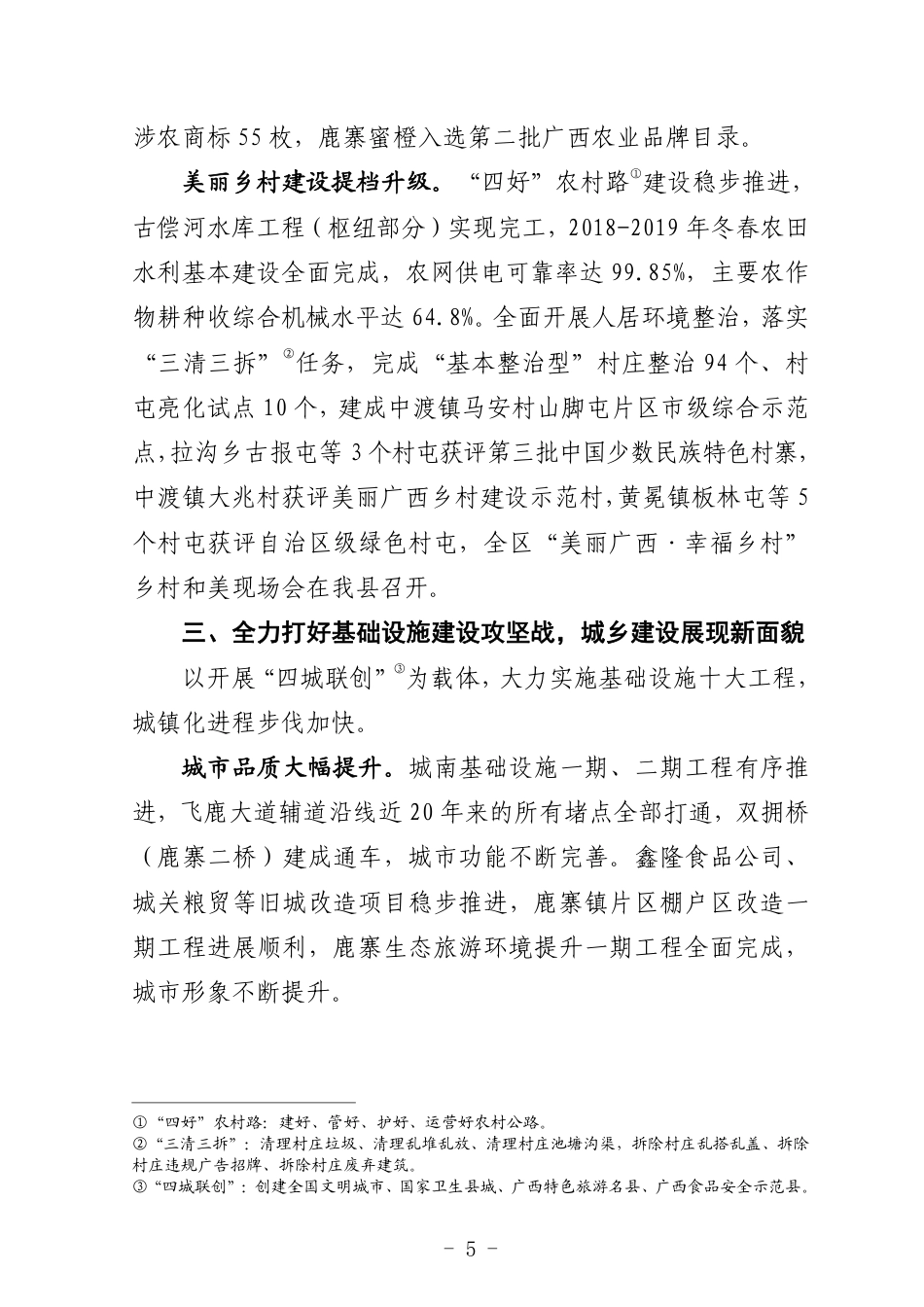 2020年鹿寨县政府工作报告_第5页