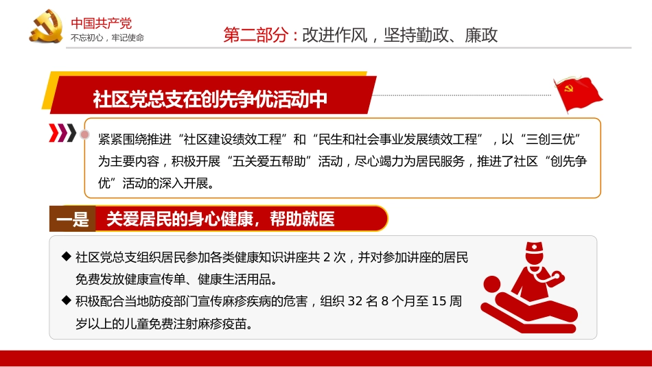 社区党支部书记年终党建工作述职报告模板PPT%2820211116%29_第9页
