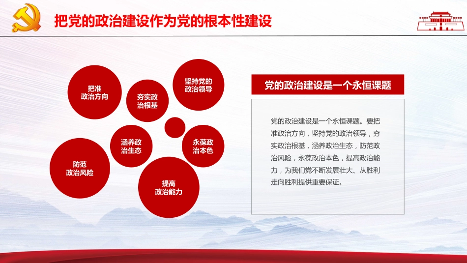 把党的政治建设做为党的根本性建设PPT（20211122）_第6页