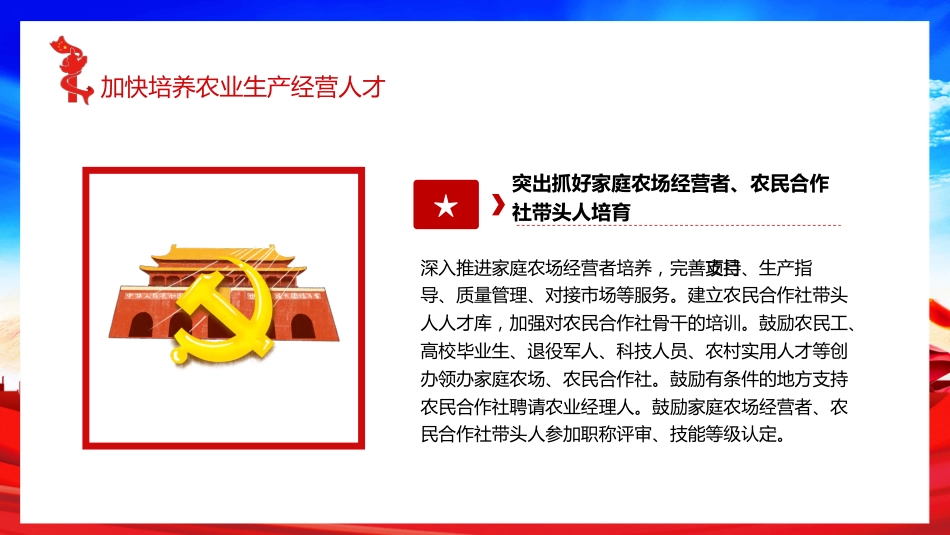 关于加快推进乡村人才振兴的意见党课PPT（20211119）_第10页