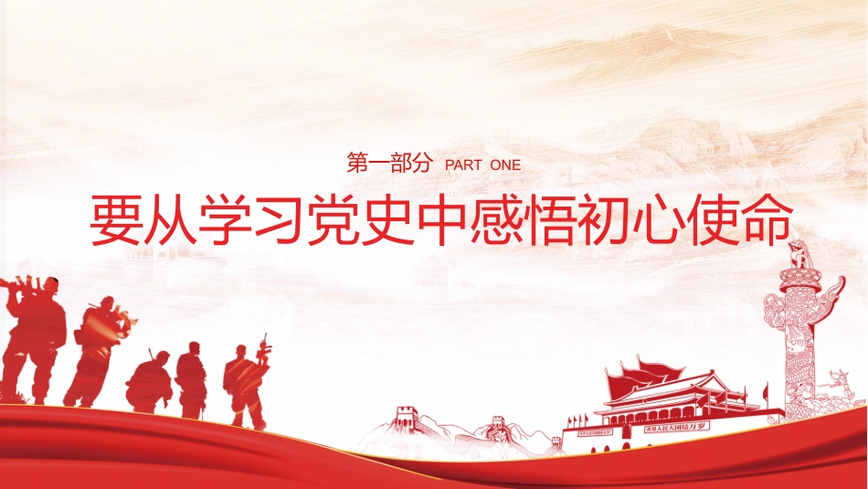 重温辉煌党史践行初心使命之建党100周年党课PPT（20210506）_第4页