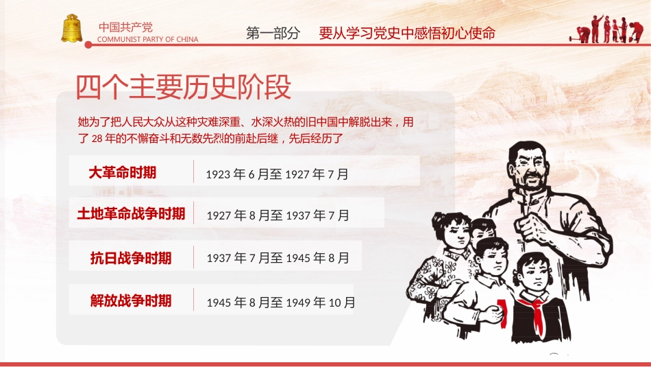 重温辉煌党史践行初心使命之建党100周年党课PPT（20210506）_第9页