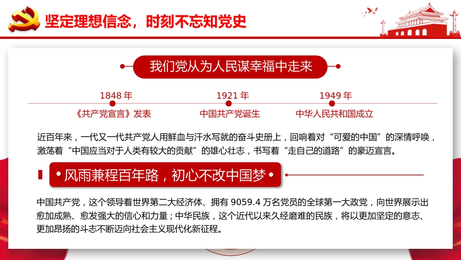 知党史感党恩跟党走之建党100周年PPT（20210423）_第9页