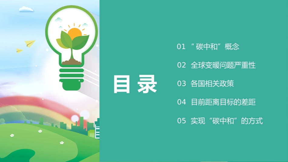 碳达峰和碳峰值之推进生态文明建设知识科普宣传PPT2（20210902）_第2页
