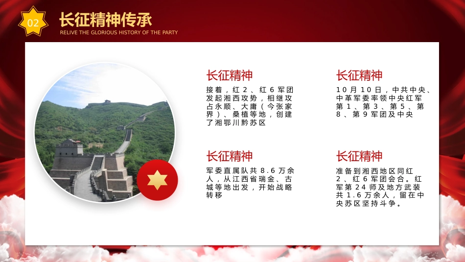 铭记历史纪念长征胜利85周年长征精神党课PPT（20211015）_第10页