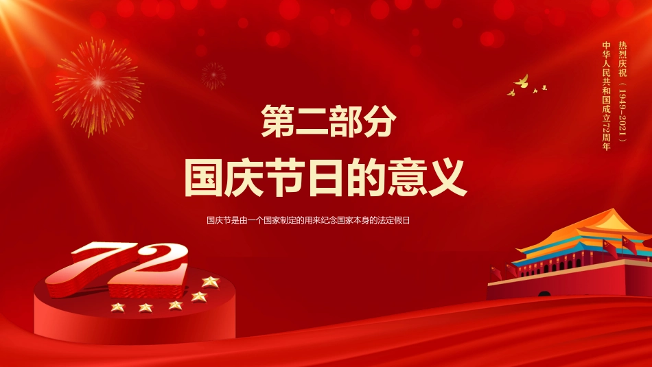 庆祝祖国华诞国庆节72周年PPT1（20210917）_第9页