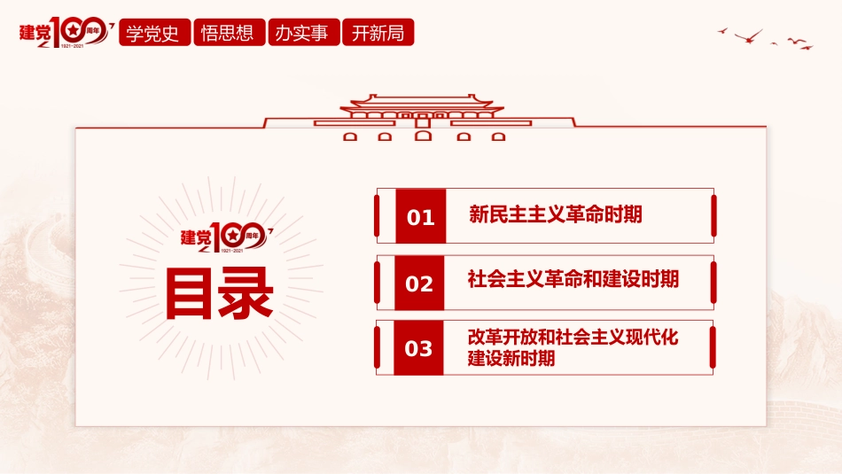 建党一百周年党史学习教育_第3页