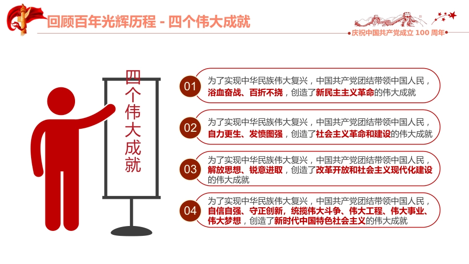 中国共产党成立100周年大会上的重要讲话精神学习七一心得PPT（20210712）_第5页