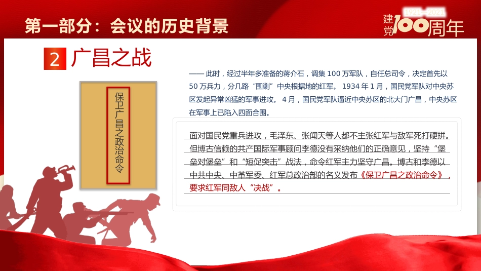 党史学习遵义会议之建党100周年PPT（20210520）_第7页