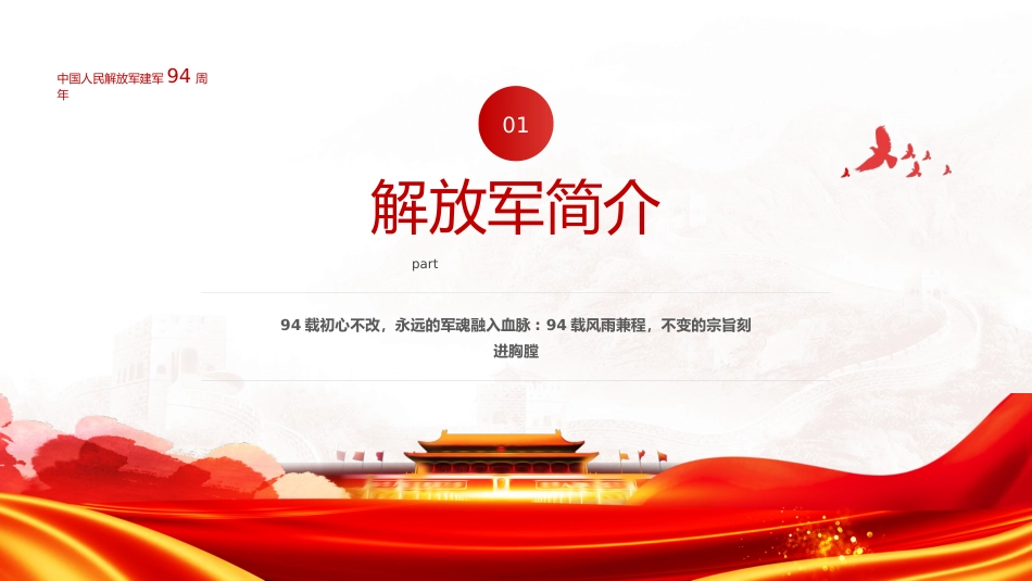 八一建军节之军魂党课PPT（20210721）_第3页