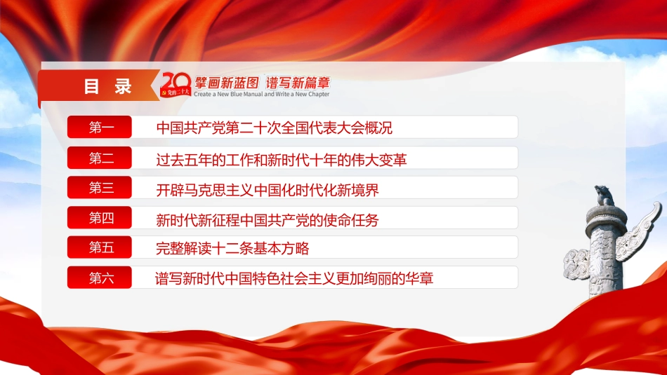 二十大党课宣讲模板（PPT）（盛会）_第3页