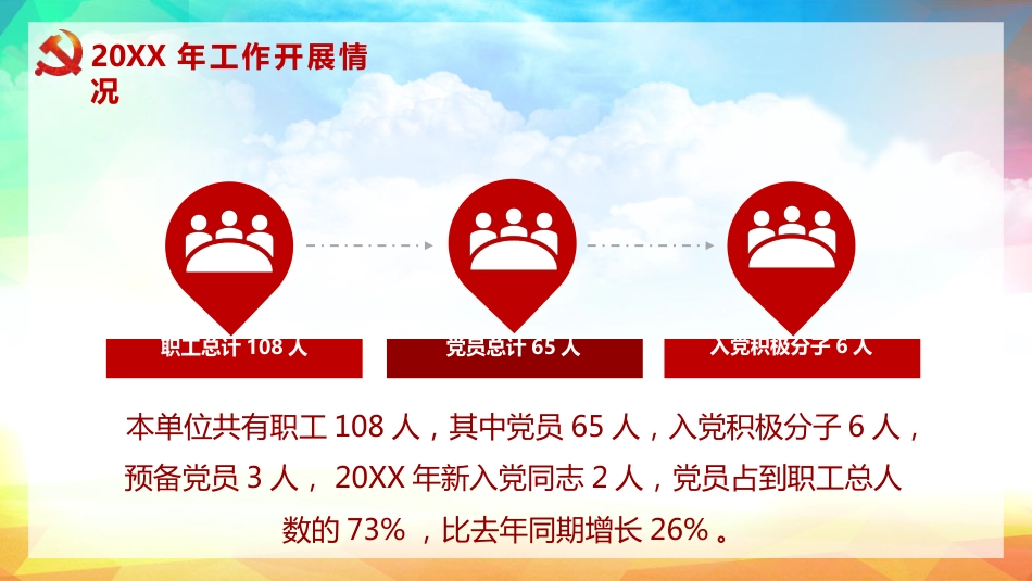 年终党建工作总结PPT_第4页