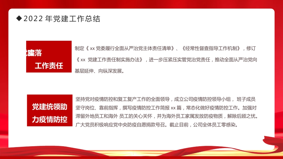 国企党建工作总结及共工作计划PPT_第6页