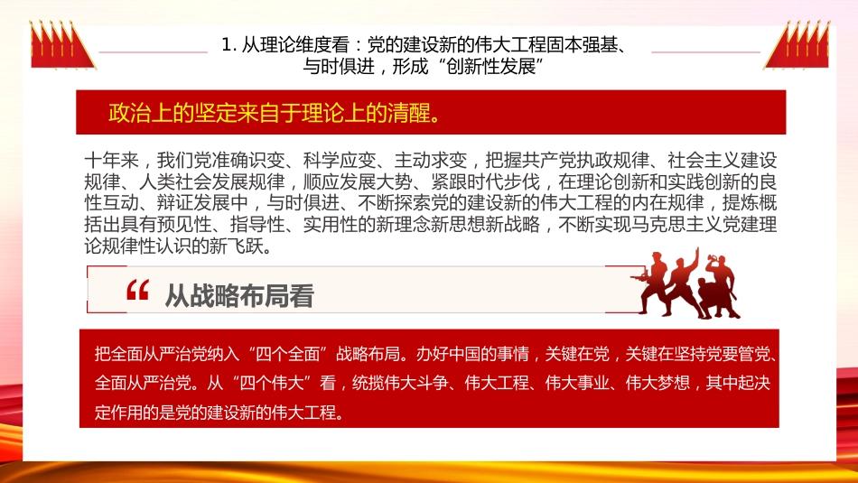 三个维度标注新时代党的建设历史性成就PPT模板_第5页