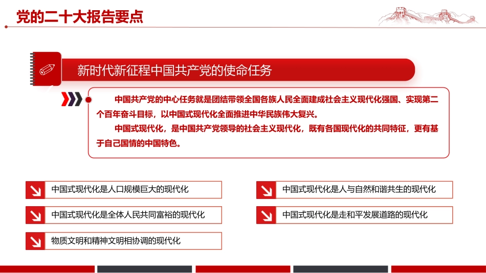 二十大报告要点学习PPT模板_第9页