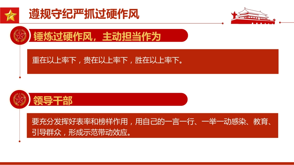 锤炼过硬作风主动担当作为PPT_第9页