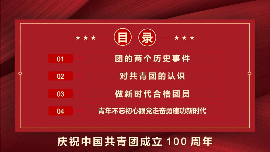 做新时代合格团员之建团100周年PPT_第3页