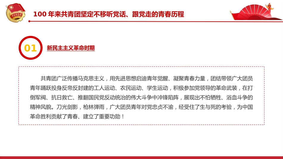 中国共产主义青年团成立100周年大会上的讲话精神解读PPT_第6页