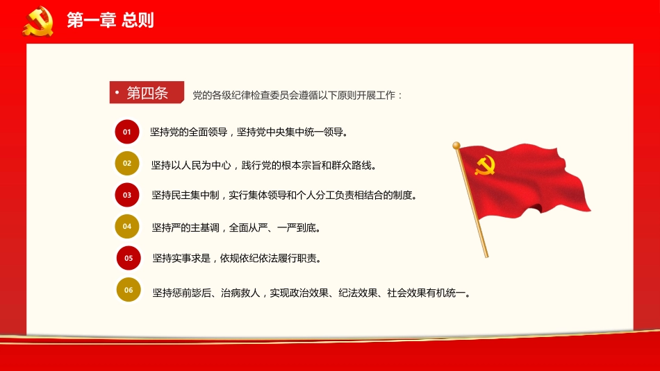 中国共产党纪律检查委员会工作条例党课PPT_第6页
